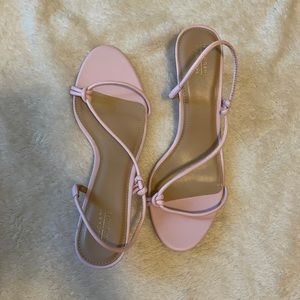 Halogen x Atlanta-Pacific Pink Kitten Heel Sandal